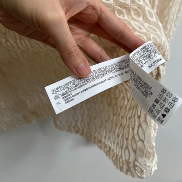 Zara Embroidered Tulle Top S - Picture 11 of 13